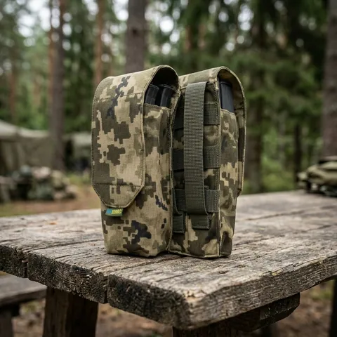 Підсумок під 2 магазина KIBORG GU Double Mag Pouch Піксель