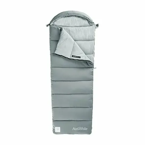 Спальник з капюшоном Naturehike M400 NH20MSD02, (1°C), правий, сірий — фото 2