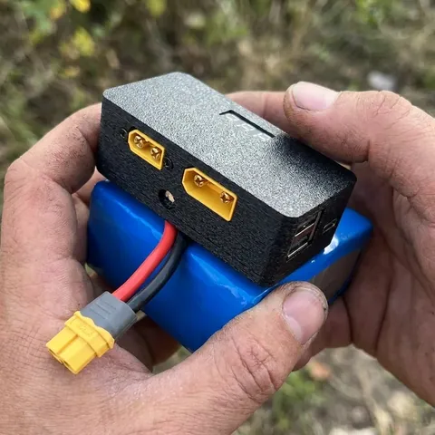 Перехідник блок живлення ХT60 та XT90 для заряджання телефона від fpv батареї 2 USB + 1 TYPE - C — фото 3