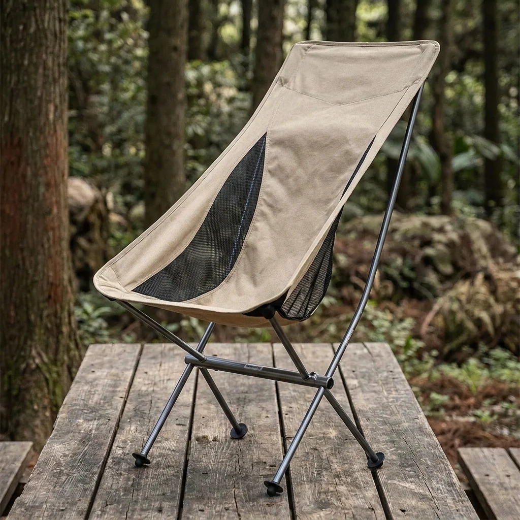 Крісло складане Naturehike Stellaluna L04 CNK2450JJ015, розмір L, алюміній, коричневий