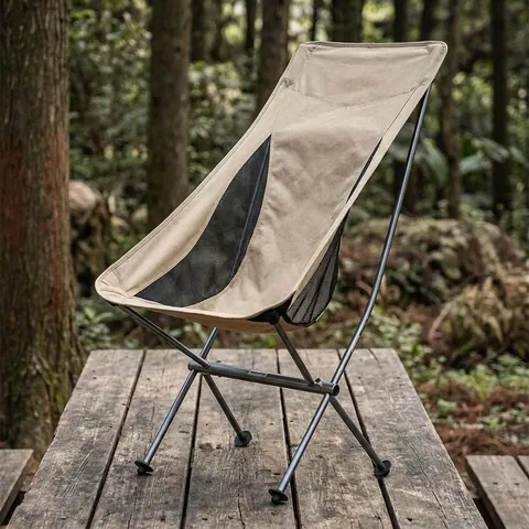 Крісло складане Naturehike Stellaluna L04 CNK2450JJ015, розмір L, алюміній, коричневий
