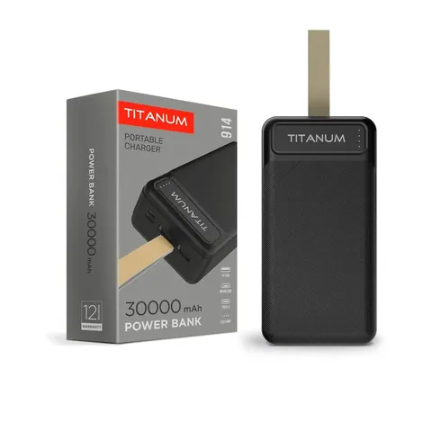 Повербанк TITANUM 914 Black 30000mAh — фото 2