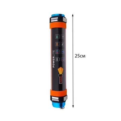 Портативний LED-ліхтар T25, 5200 мА·год, Type-C, Power Bank, IP68, білий — фото 6