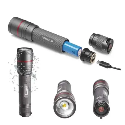 Ліхтар акумуляторний Emos P3180 Ultibright 80 600 Lm 2600 mAh метал фокус — фото 3