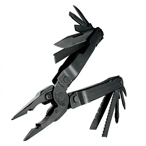 Мультиінструмент Leatherman Super Tool 300 SILVER, чохол MOLLE (чорн), картонна коробка — фото 4