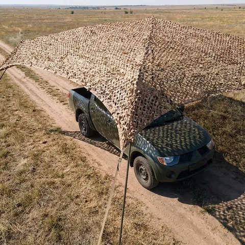 Маскувальна сітка Militex для окопів та бліндажів Дубове листя 20х20 (площа 400 кв.м.)
