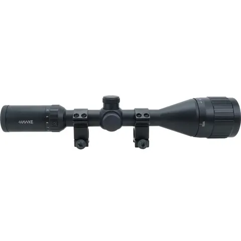 Приціл оптичний Hawke Fast Mount 3-12x50 AO сітка Mil Dot з підсвічуванням. Кільця на Weaver — фото 6