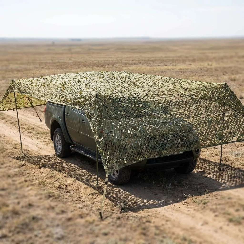 Маскувальна сітка Militex для авто Мультикам весна 10х10м (площа 100 кв.м.)