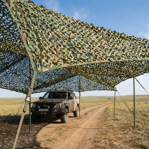 Маскувальна сітка Militex для окопів та бліндажів Листя 10х20м (площа 200 кв.м.)