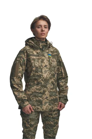 Жіноча тактична куртка FC Combat Fit, піксель — фото 2