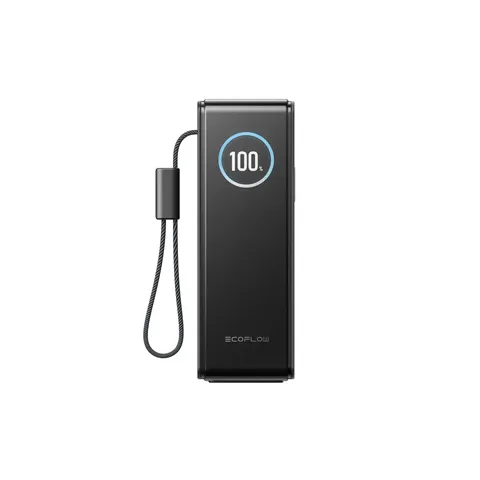 Павербанк EcoFlow RAPID Power Bank з кабелями 25000mAh сріблястий — фото 3
