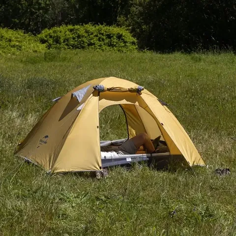 Намет двомісний Naturehike P-Series NH18Z022-P, 210T/65D, темний хакі — фото 8