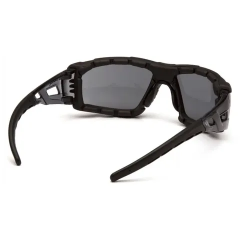 Окуляри захисні з ущільнювачем Pyramex Fyxate (gray) Super Anti-Fog H2MAX, сірі, Чорний — фото 9