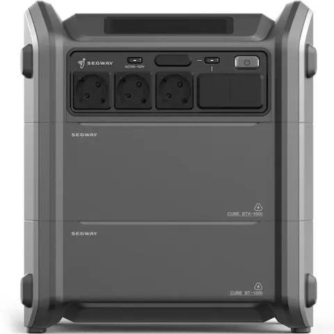 Портативна електростанція Segway CUBE 2000 (2584 Вт, R-Drive 4400 Вт, 2048 Вт·год, IPX3, BT, розширення ємності, швидка зарядка) — фото 2