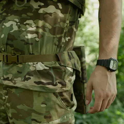 Каремат-сидушка Kiborg 20mm (посилена) Cordura Мультикам під бронепакет — фото 10