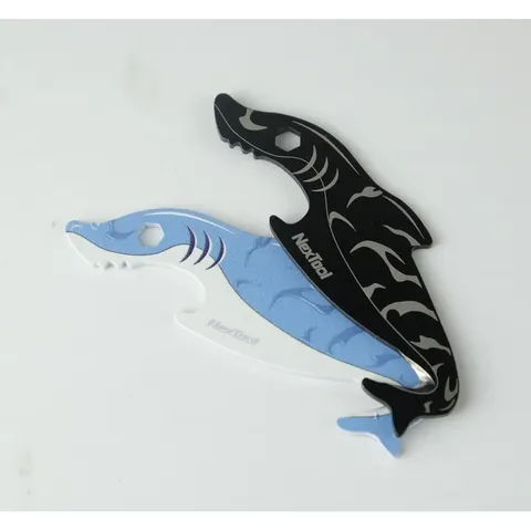 Міні-Мультитул NexTool EDC box cutter Shark KT5521Blue — фото 7