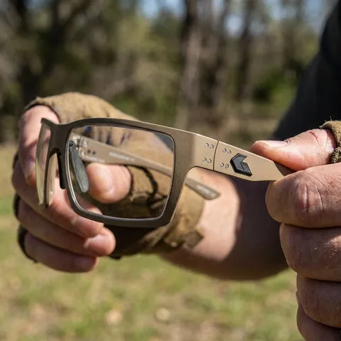 Захисні окуляри Gatorz Marauder Photochromic ANSI Z87.1 Mil-Spec Ballistic, Tan Cerakote - GZ-12-305 — фото 3
