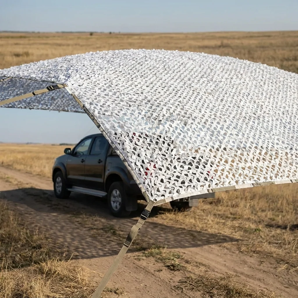 Маскувальна сітка Militex для авто Альпійська клякса 8х10м (площа 80 кв.м.)
