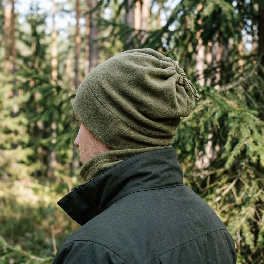 Баф флісовий з регулятором Олива
