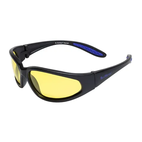 Окуляри поляризаційні BluWater Samson-2 Polarized (yellow) жовті, Чорний — фото 2