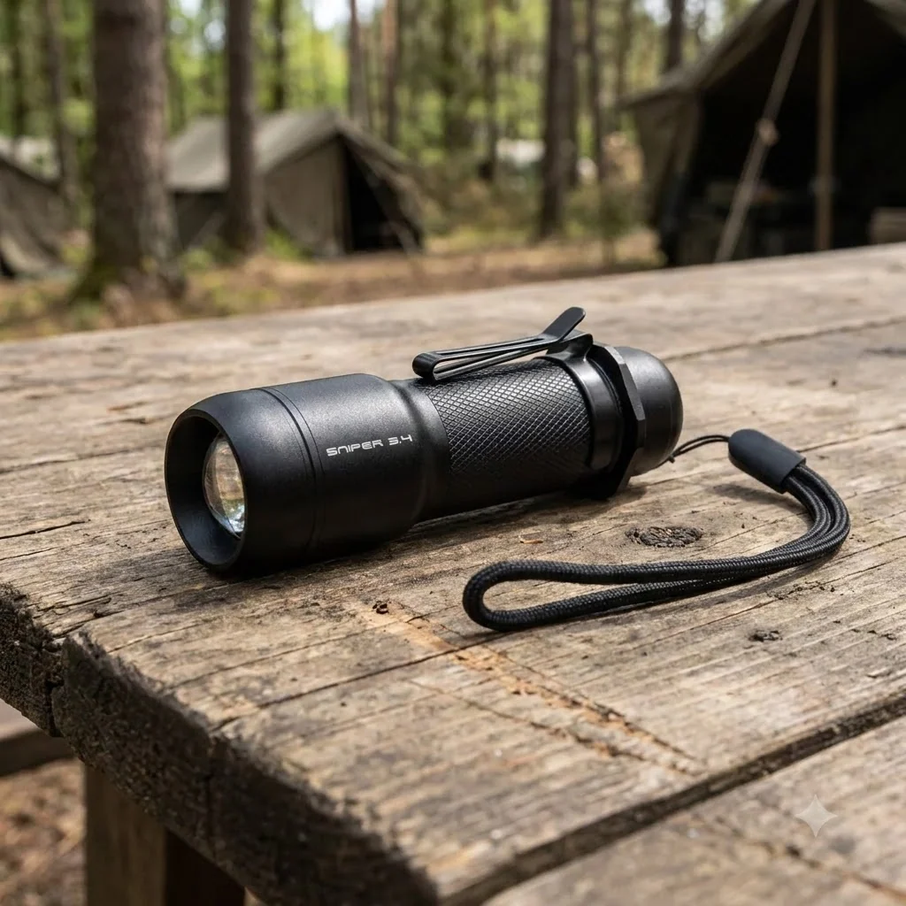 Ліхтар тактичний Mactronic Sniper 3.4 (600 Lm) Focus (THH0012)