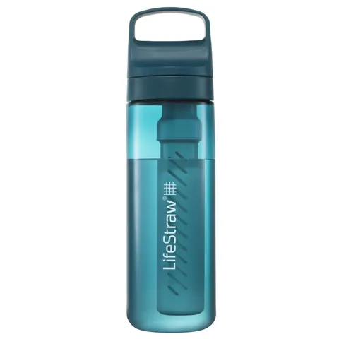 Пляшка-фільтр для води LifeStraw Go Filter Bottle, 650 мл, Laguna Teal — фото 2