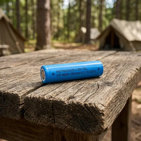 Акумулятор Westinghouse ICR18650F 2500 mAh 3.7V Li-ion Flat Top без захисту