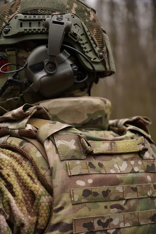 Захист шиї mod. 1 з балістичним захистом 2 клас Militex cordura USA Мультикам — фото 12