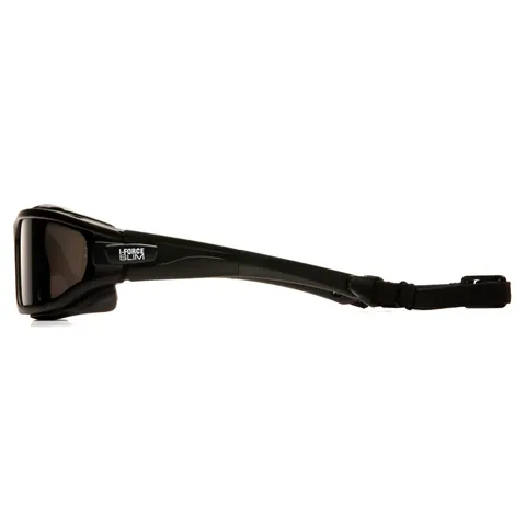 Окуляри захисні з ущільнювачем Pyramex i-Force Slim (silver mirror) Anti-Fog, дзеркальні сірі, Чорний — фото 2