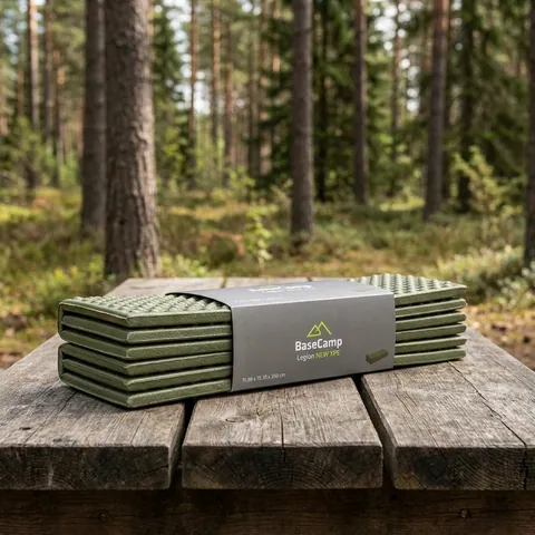 Кемпінговий каремат (185х55х1, 5 см) олива BaseCamp Legion NEW XPE
