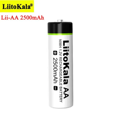 Пальчиковий акумулятор LiitoKala AA на 2500мАг 1.2V — фото 2