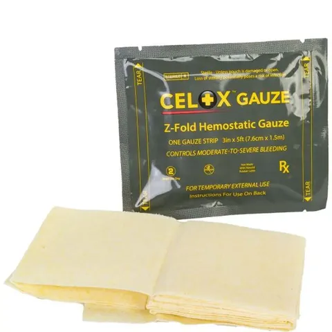 Гемостатичний стирильний бинт Z-Fold Celox Gauze (1,5 м) — фото 4