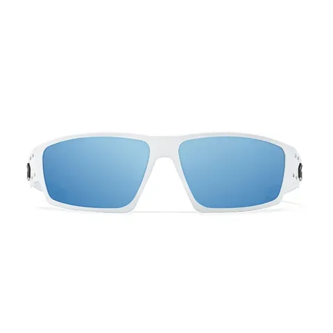 Захисні окуляри Gatorz Warhawk Smoke Optimized Polarized (OPz) w/ Blue Mirror, Frost w/Black Logo GZ-15-550 — фото 3