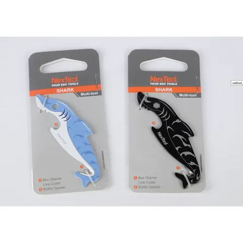 Міні-Мультитул NexTool EDC box cutter Shark KT5521Blue — фото 13