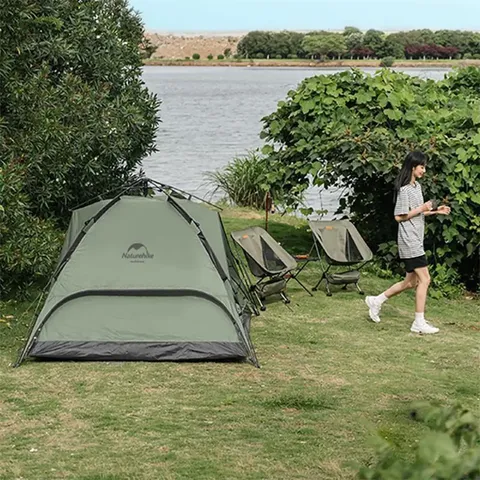 Намет тримісний автоматичний Naturehike NH21ZP008, темно-зелений — фото 6