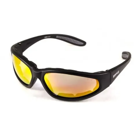Окуляри фотохромні (захисні) Global Vision Hercules-1 PLUS Photochromic (G-Tech™ red) Anti-Fog, фотохромні дзеркальні червоні, Чорний — фото 4