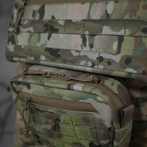 Комплект сумка-напашник M Мультикам + балістичним захистом 2 класу Cordura original USA Militex — фото 11