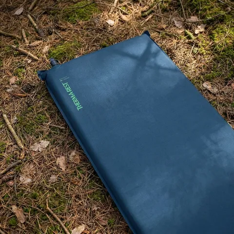 Самонадувний килимок THERM-A-REST BaseCamp (183х51х5см) Poseidon Blue — фото 3