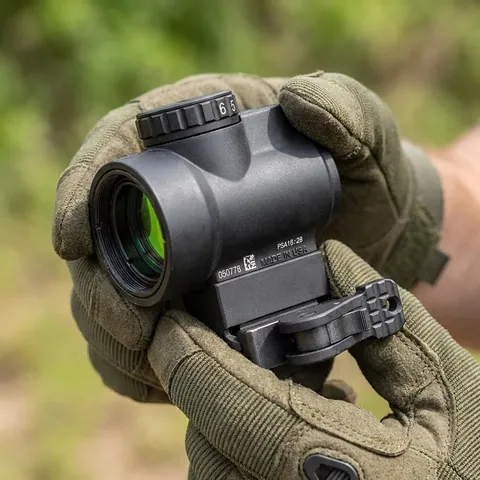Приціл коліматорний Trijicon MRO 2.0 MOA Green Dot, AC32082 QR Full Co-Witness — фото 3