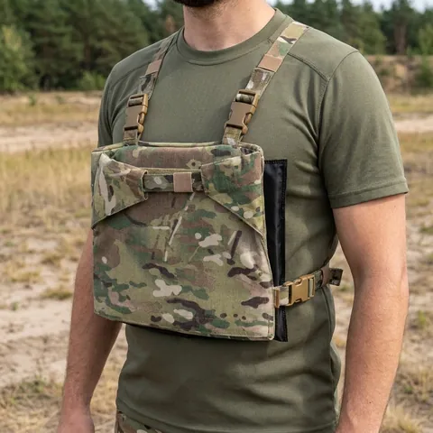 Каремат-сидушка с балістичним пакетом 1 класа зашисту Militex Cordura original USA Мультикам