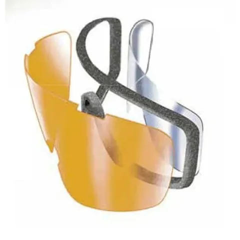 Окуляри захисні з ущільнювачем Pyramex i-Force Slim (amber) Anti-Fog, жовті, Чорний — фото 8