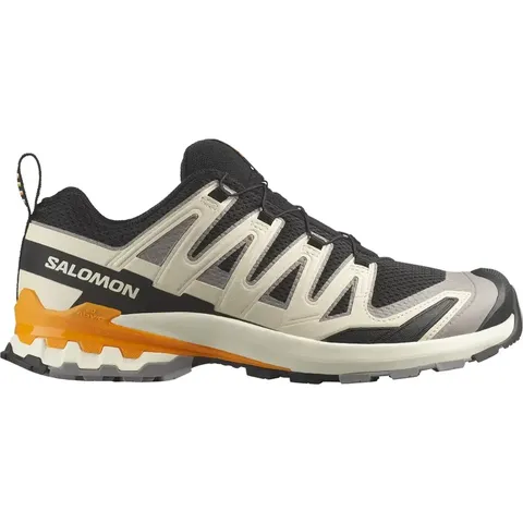 Чоловічі трейлові кросівки Salomon XA PRO 3D V9 Black / Gull / Turmeric — фото 4