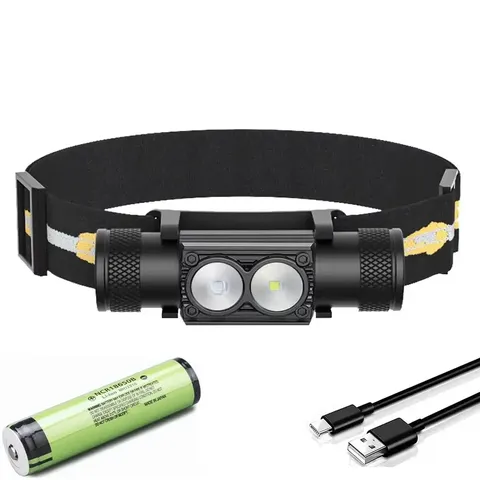 Налобний ліхтар Sofirn H25LR із синім світлом 800лм USB-C (акумулятор 18650 на 3400мАч) — фото 2