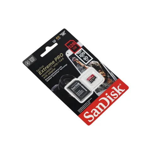 Карта пам'яті SanDisk Extreme PRO microSDXC 128 ГБ UHS-I U3 + SD-адаптер — фото 3