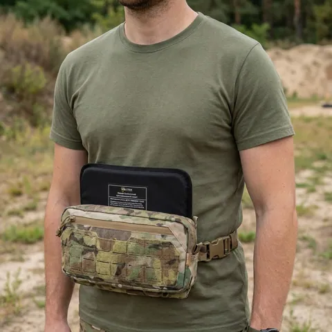 Підсумок під захист живота Militex Мультикам з Cordura original USA (L) з балістичним захистом 1 класу
