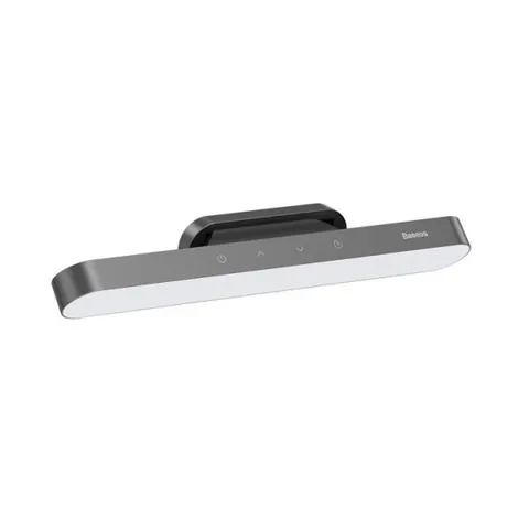 Настільна LED-лампа Baseus Magnetic з плавним димером і зарядкою, темно-сіра (DGXC-C0G) — фото 4