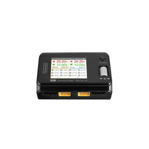 Зарядний пристрій ToolkitRC M6D 500W 25A Dual Channel | Балансир для LiPo/LiHV/LiFe/NiMH/Pb акумуляторів — фото 3