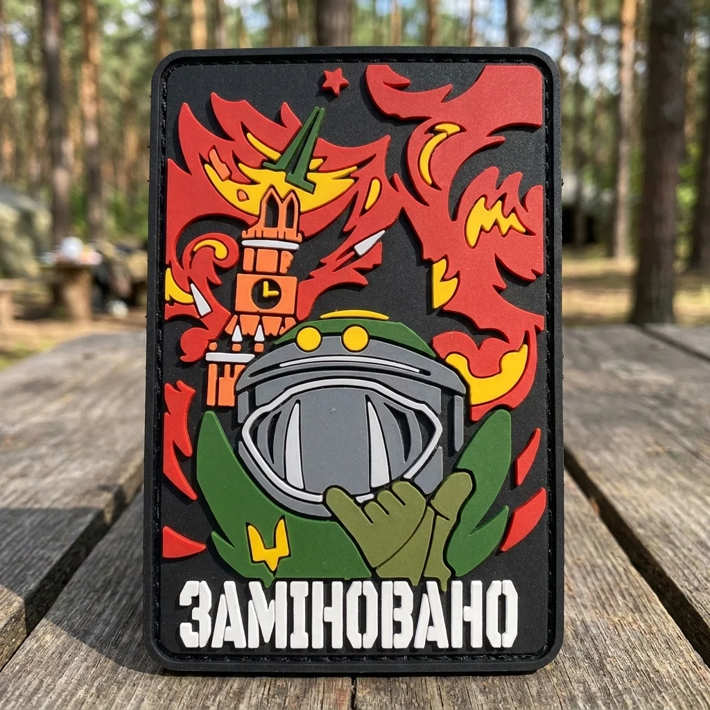ПВХ патч Заміновано