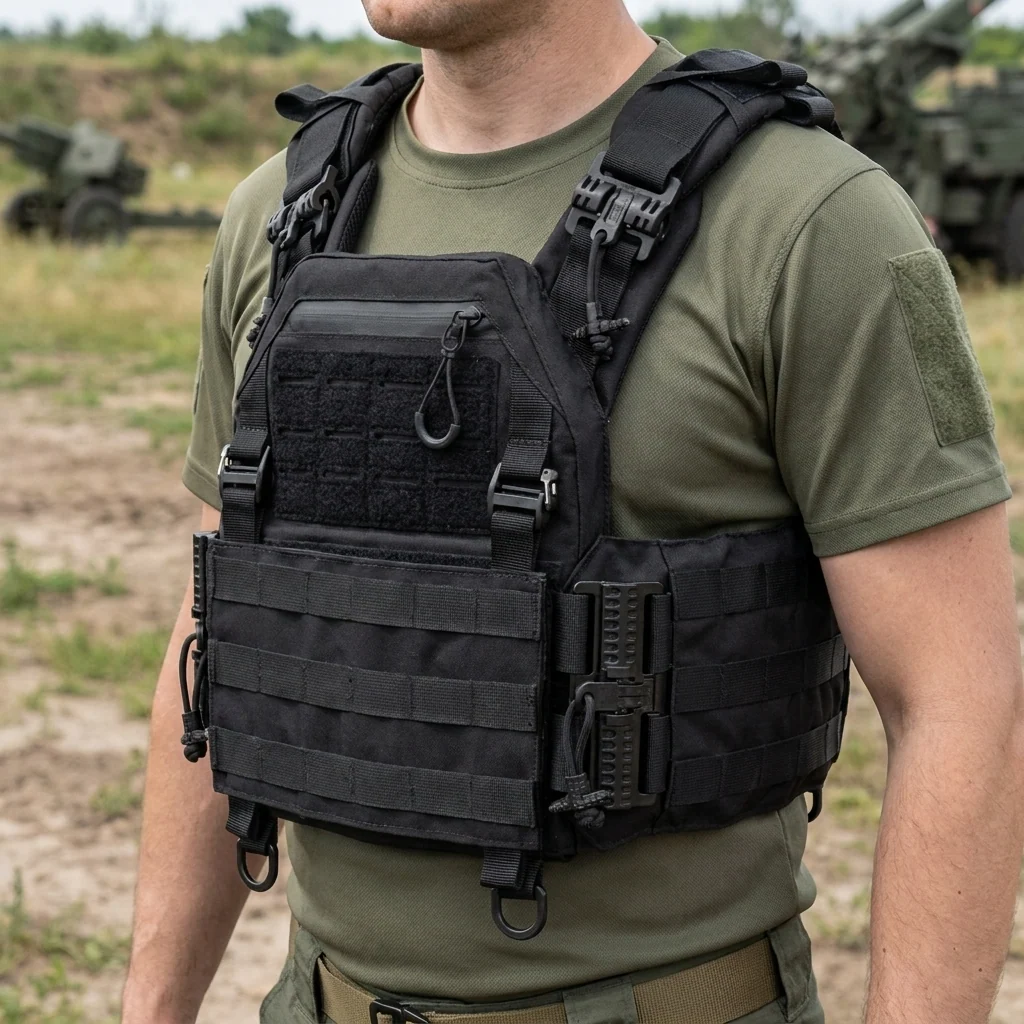 Бронезахист плитоноска Чорна Kiborg GU gen.2