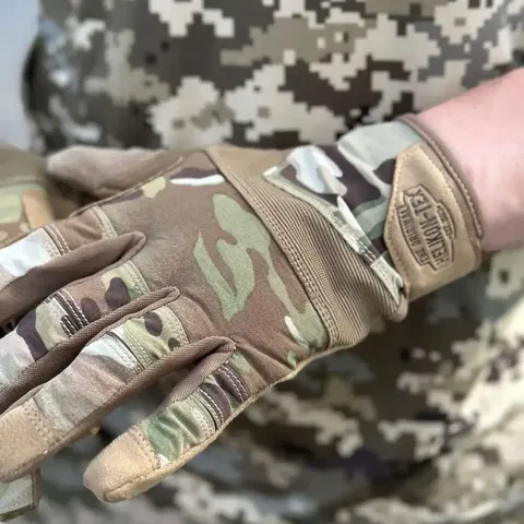 Рукавички тактичні Helikon-Tex Range Tactical Gloves - PenCott WildWood / Coyote A — фото 13